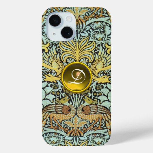 MONOGRAMM FÜR Blume, FRISCHEN UND DRACHEN Case-Mate iPhone Hülle (Rückseite)