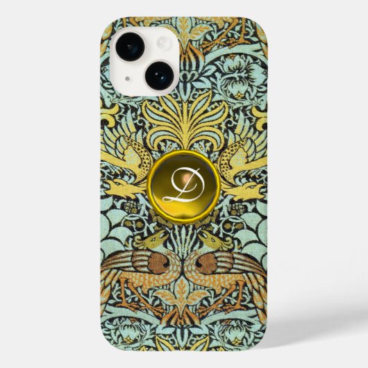 MONOGRAMM FÜR Blume, FRISCHEN UND DRACHEN Case-Mate iPhone Hülle (Rückseite)