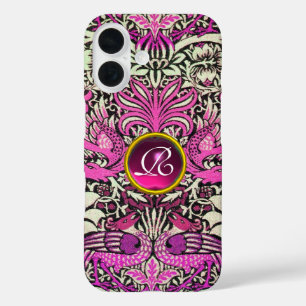 MONOGRAMM FÜR Blume, FRISCHEN UND DRACHEN iPhone 16 Hülle