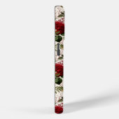 Monogramm für Creme-Dragonfische und Rose Case-Mate iPhone Hülle (Rückseite / Rechts)