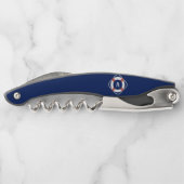 Monogramm für das blaue Nautikleben Kellnermesser (Rückseite)