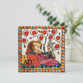 MONOGRAMM FÜR DAS ETERNAL-LIEBE-WEDERGERÄT EINLADUNG (Stehend Vorderseite)