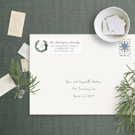 Monogramm für das klassische Gesicht mit Rücksende