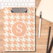 Monogramm für das klassische Hahnentrittmuster Klemmbrett