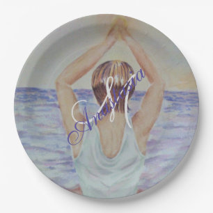 MONOGRAMM FÜR DAS PARTY SOLACE & SERENITY PAPPTELLER