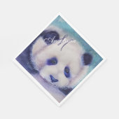 MONOGRAMM FÜR DAS SCHWARZE UND WEISSE PARTY SERVIETTE (Ecke)