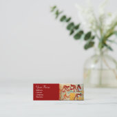 MONOGRAMM FÜR DEN ARCHITEKTURBAU MINI VISITENKARTE (Stehend Vorderseite)