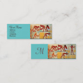 MONOGRAMM FÜR DEN ARCHITEKTURBAU MINI VISITENKARTE (Vorne/Hinten)