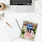 Monogramm für den benutzerdefinierten Anfangsbuchs Notizblock