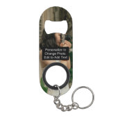 Monogramm für den benutzerdefinierten Foto Mini Flaschenöffner (Rückseite)