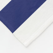 Monogramm für den blauen Streifen eines Hochzeitst Fleecedecke (Ecke)