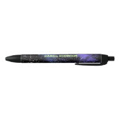 Monogramm für den coolen Space Night Sky-Skriptnam Kugelschreiber (Unterseite)