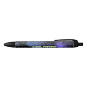 Monogramm für den coolen Space Night Sky-Skriptnam Kugelschreiber (Oberseite)