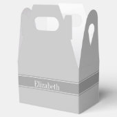 Monogramm für den dunkelgrauen Multifunktionsleist Geschenkschachtel (Geöffnet)