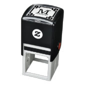 Monogramm für den Gerahmten Anfangsnamen mit griec Permastempel (Produkt)