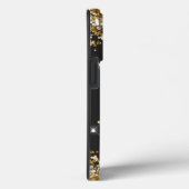 Monogramm für den Gold-Glitzer Case-Mate iPhone Hülle (Rückseite / Rechts)