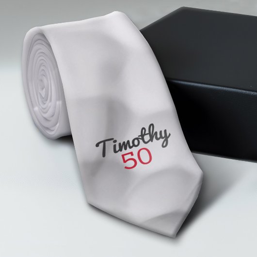 Monogramm für den Golfball - Drucken mit Name und Krawatte