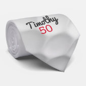 Monogramm für den Golfball - Drucken mit Name und Krawatte (Gerollt)