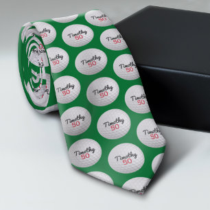 Monogramm für den Golfball - Name und Nummer hinzu Krawatte