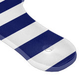 Monogramm für den horizontalen, Navy-Weiß-Preppy-S Schneidebrett (Ecke)