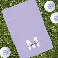 Monogramm für den lila Anfangsnamen