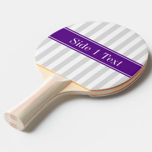 Monogramm für den Lila Streifen Tischtennis Schläger