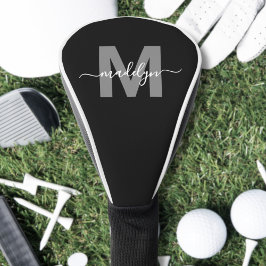 Monogramm für den personalisierten Anfangsnamen Golf Headcover