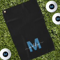 Monogramm für den personalisierten blauen Anfangsn