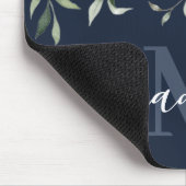 Monogramm für den personalisierten blauen Blauen B Mousepad (Ecke)