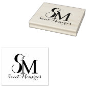 Monogramm für den personalisierten Namen | Briefma Gummistempel (Stempel)