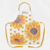 Monogramm für den rustikalen Gelbblütennamen Schürze (Vorderseite)