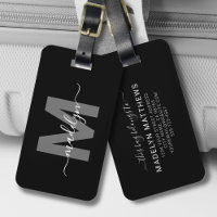 Monogramm für den Schwarz-weißen Anfangsnamen