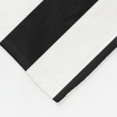 Monogramm für den Schwarz-weißen horizontalen Prep Fleecedecke (Ecke)