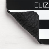 Monogramm für den Schwarz-weißen horizontalen Prep Mousepad (Ecke)