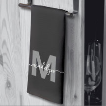 Monogramm für den Schwarz-weißen Namen