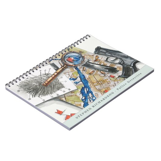 Monogramm für Detektoren Notizblock (Linke Seite)