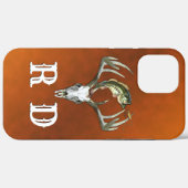 Monogramm für die Bejagung Case-Mate iPhone Hülle (Rückseite (Horizontal))