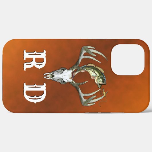 Monogramm für die Bejagung Case-Mate iPhone Hülle (Rückseite (Horizontal))