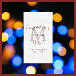 Monogramm für die Bezeichnung der White Burgundy G Serviette