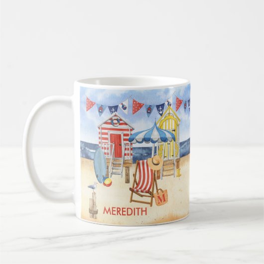 Monogramm für die Bezeichnung des Summer Shore Bea Kaffeetasse (Links)