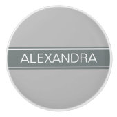 Monogramm für die Bezeichnung "Solid Gray", "Charc Keramikknauf (Vorderseite)