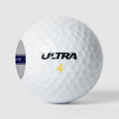Monogramm für die Bezeichnung "Solid Gray Navy Blu Golfball (Logo)