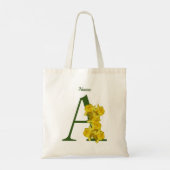 Monogramm für die Bezeichnung "Tote Tasche" Tragetasche (Rückseite)