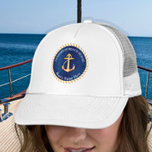 Monogramm für die blaue Streifen des Nautic Navy