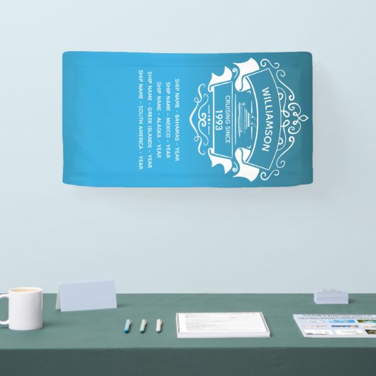 Monogramm für die Decoder des Schiffes für Kreuzfa Banner (Messe)