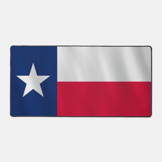 Monogramm für die Flagge eines Texas-Staates Schreibtischunterlage (Vorderseite)