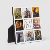 Monogramm für die FotoCollage der Familie Fotoplatte (Vorderseite)