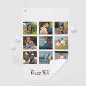 Monogramm für die FotoCollage der Familie Golfhandtuch (Insitu)