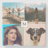 Monogramm für die FotoCollage der Familie Steinuntersetzer (Vorderseite)