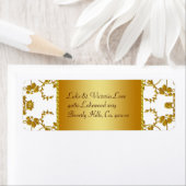 Monogramm für die Hochzeit von Gold und Weiß (Insitu)